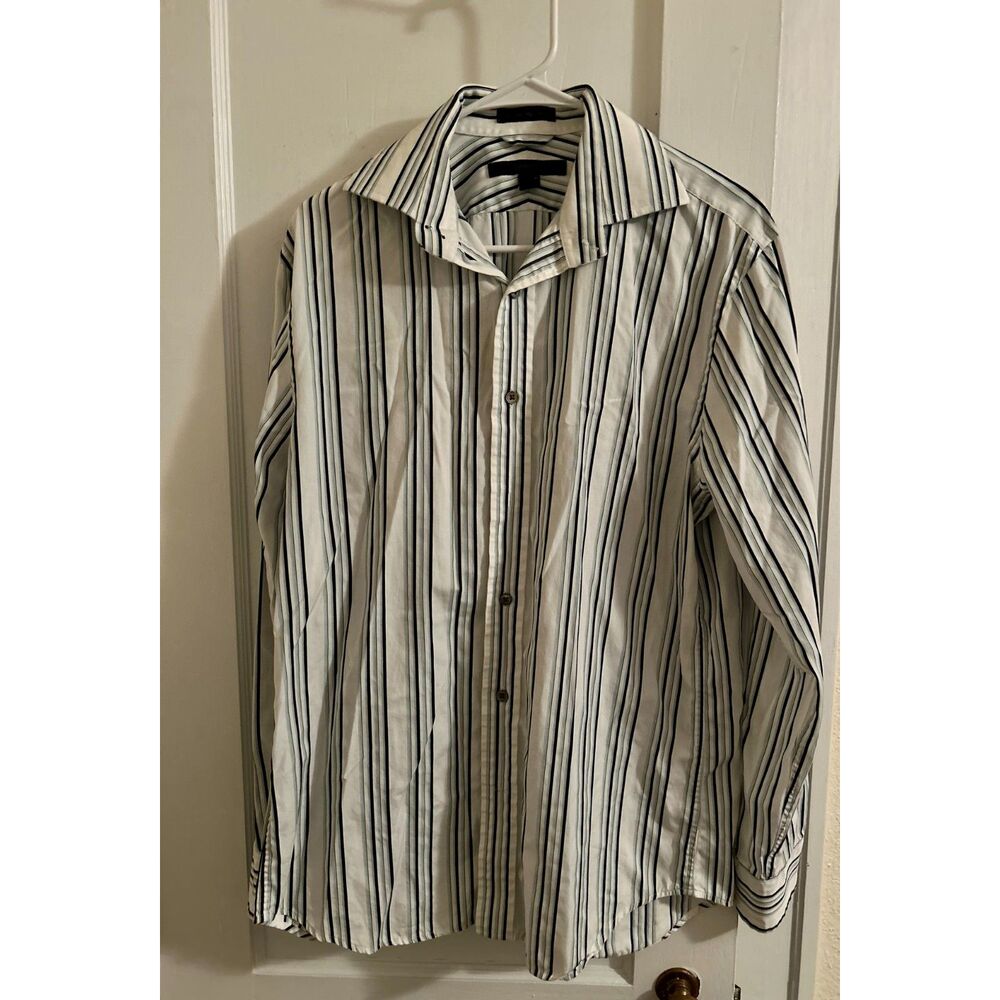Express Men’s button down  / Men's size Medium / Vertical Stripes